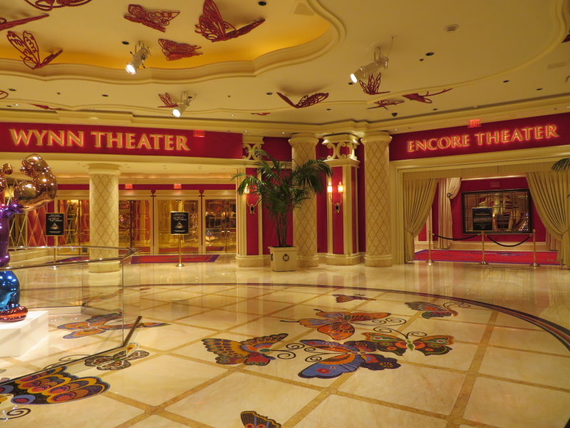 Entrance to the theatres at Wynn Casino